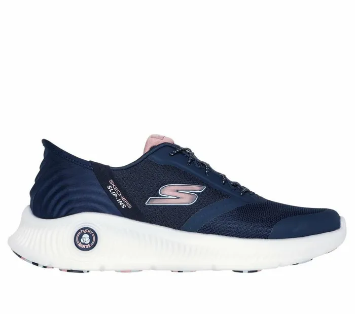 Skechers Skechers Slipins GO WALK Anywhere 8211 Vivi Navy Pink Women Athletic Sneakers Skechers Skechers Slipins GO WALK Anywhere 8211 Vivi Navy Pink Women Athletic Sneakers