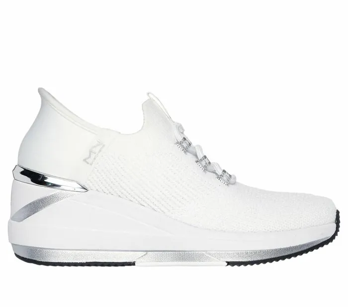 Skechers Skechers Slipins Mark Nason The Triple Wedge 8211 Dallis White Women Wedges Skechers Skechers Slipins Mark Nason The Triple Wedge 8211 Dallis White Women Wedges