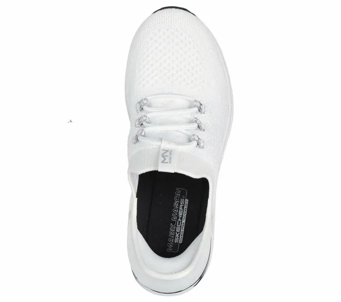 Skechers Skechers Slipins Mark Nason The Triple Wedge 8211 Dallis White Women Wedges