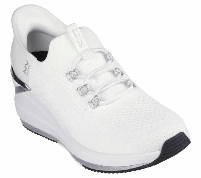 Skechers Skechers Slipins Mark Nason The Triple Wedge 8211 Dallis White Women Wedges
