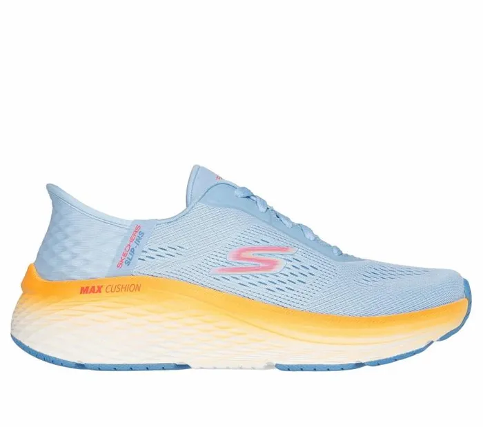 Skechers Skechers Slipins Max Cushioning Elite 20 Blue Orange Women Athletic Sneakers Skechers Skechers Slipins Max Cushioning Elite 20 Blue Orange Women Athletic Sneakers