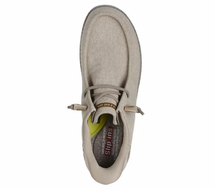 Skechers Skechers Slipins Relaxed Fit Melson 8211 Coronado Taupe Men Casual Sneakers