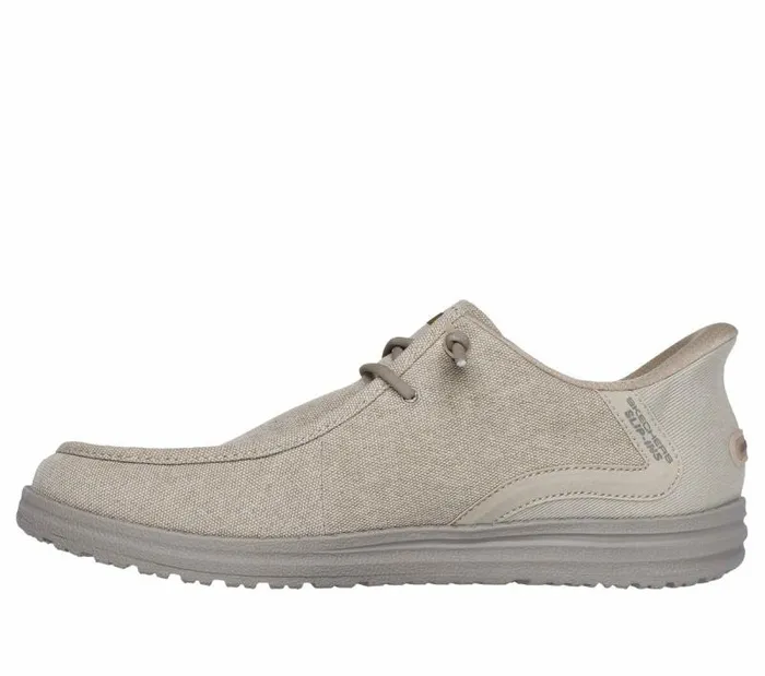 Skechers Skechers Slipins Relaxed Fit Melson 8211 Coronado Taupe Men Casual Sneakers