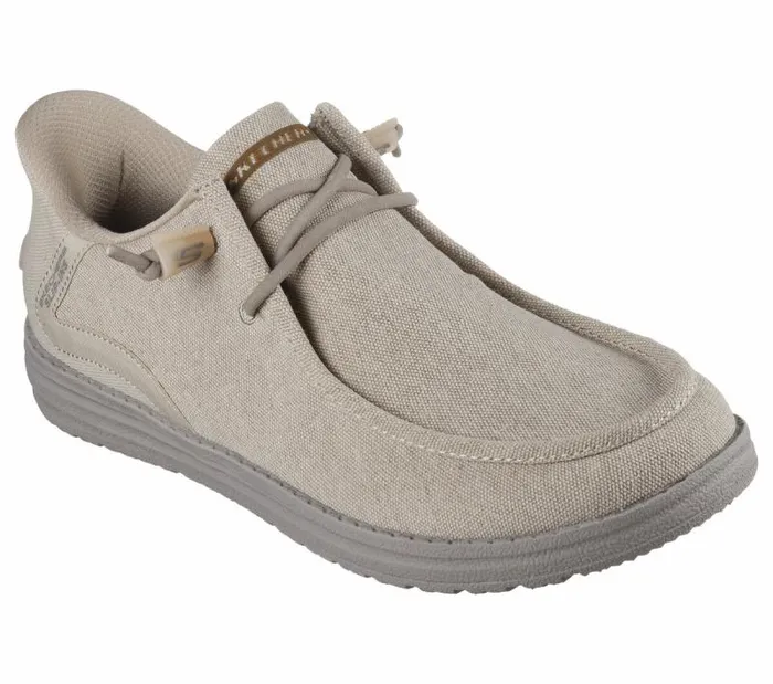 Skechers Skechers Slipins Relaxed Fit Melson 8211 Coronado Taupe Men Casual Sneakers