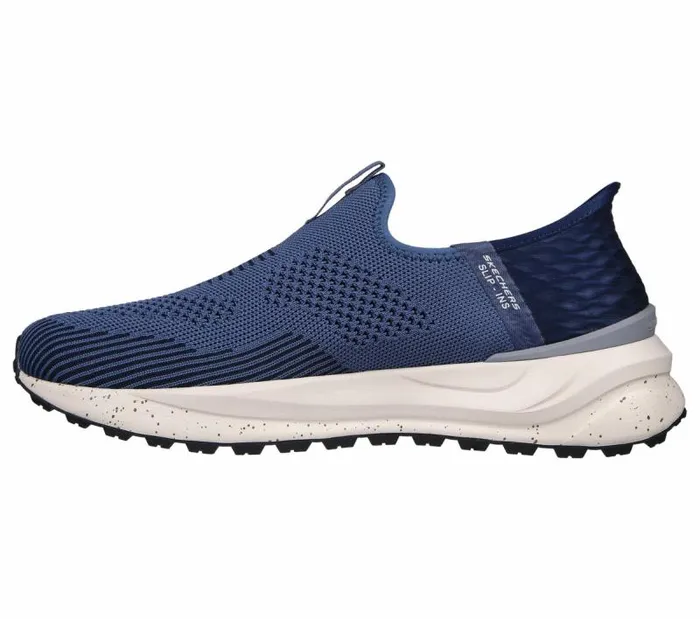 Skechers Skechers Slipins RF Bogdin 8211 Arlett Blue Navy Men Casual Sneakers