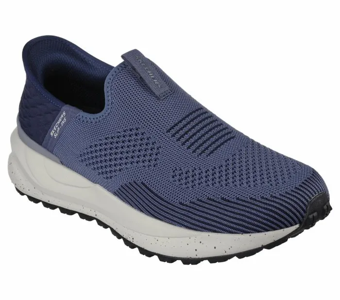 Skechers Skechers Slipins RF Bogdin 8211 Arlett Blue Navy Men Casual Sneakers