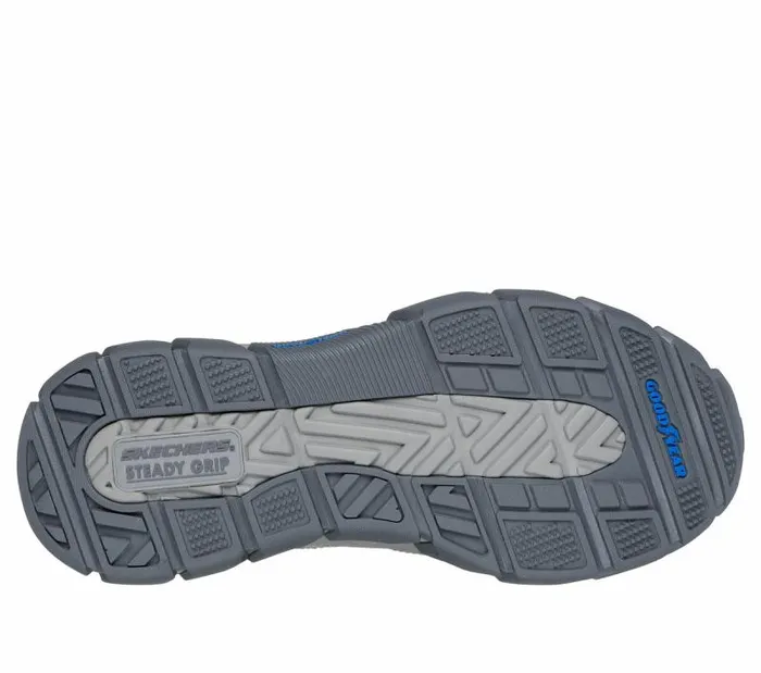 Skechers Skechers Slipins RF Respected 8211 Garville Gray Men Casual Sneakers