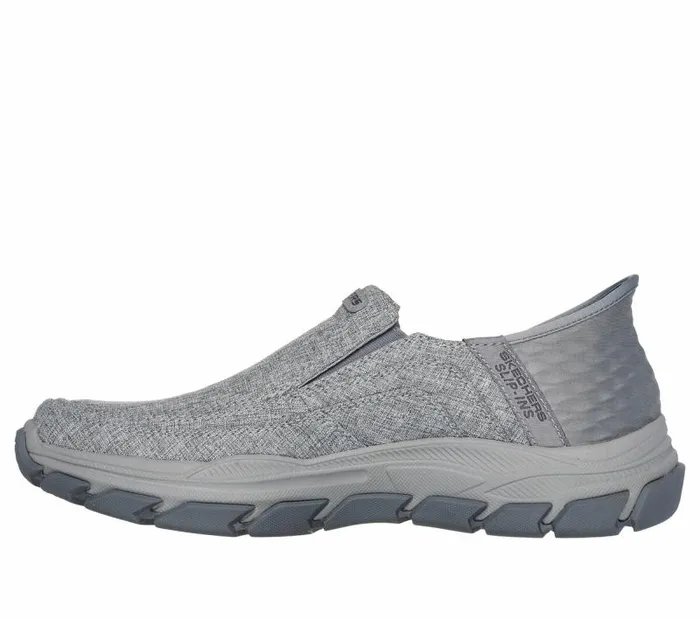 Skechers Skechers Slipins RF Respected 8211 Garville Gray Men Casual Sneakers