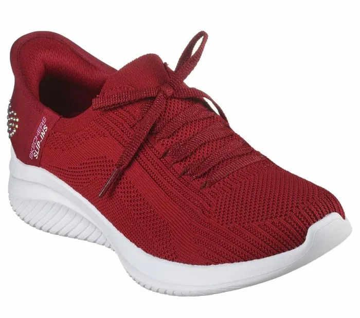 Skechers Skechers Slipins Ultra Flex 30 8211 Heart Me Red Women Athletic Sneakers Skechers Skechers Slipins Ultra Flex 30 8211 Heart Me Red Women Athletic Sneakers