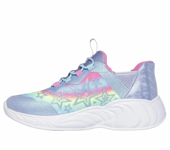 Skechers Skechers Slipins Unicorn Dreams 8211 Starry Lite Lavender Multi Kids Athletic Shoes and Sneakers