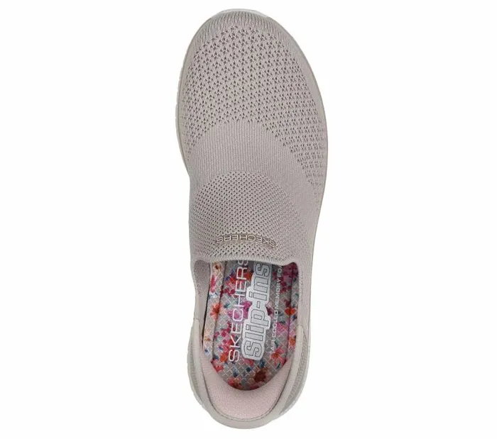 Skechers Skechers Slipins Virtue 8211 Sleek Taupe Women Casual Sneakers