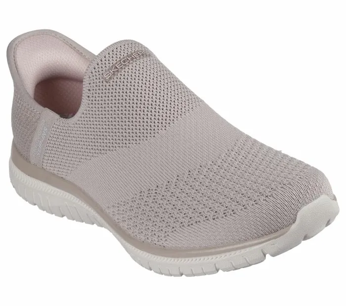 Skechers Skechers Slipins Virtue 8211 Sleek Taupe Women Casual Sneakers