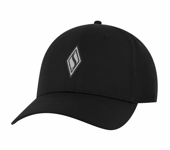 Skechers SKECHWEAVE Diamond Snapback Hat Black WomenMen Hats