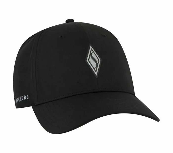 Skechers SKECHWEAVE Diamond Snapback Hat Black WomenMen Hats Skechers SKECHWEAVE Diamond Snapback Hat Black WomenMen Hats