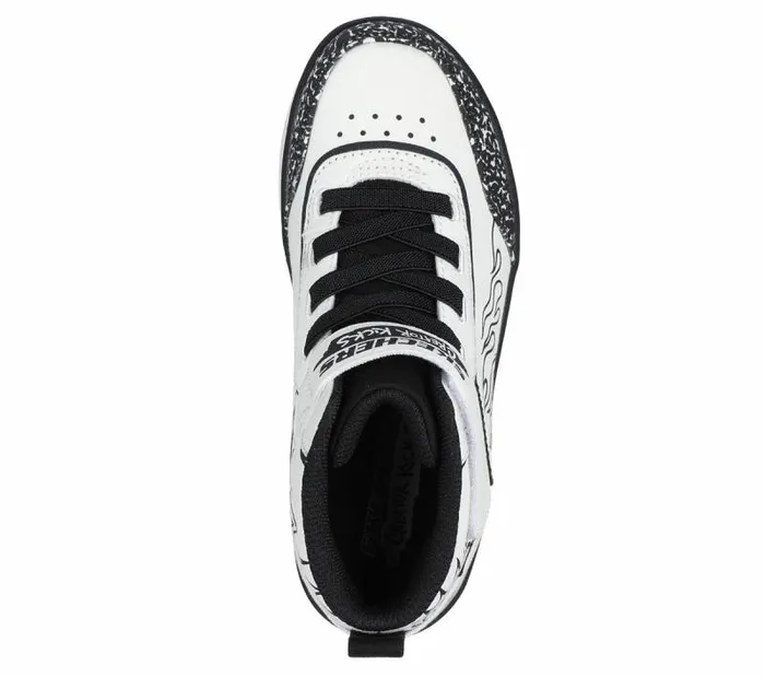 Skechers Sport Court 92 8211 ColorBlitz White Black Kids Athletic Shoes and Sneakers Skechers Sport Court 92 8211 ColorBlitz White Black Kids Athletic Shoes and Sneakers