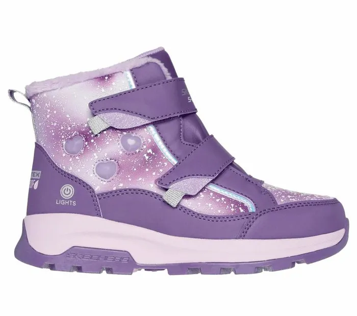 Skechers Storm Blazer Purple Kids Boots