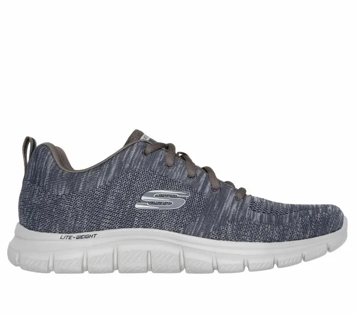Skechers Track 8211 Front Runner Stone Men Athletic Sneakers