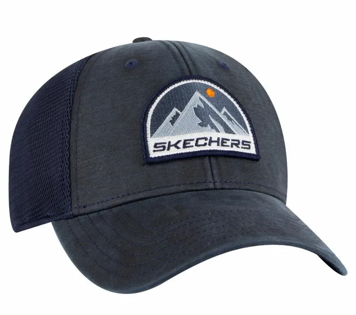 Skechers Trail Trucker Hat Navy Gray WomenMen Hats Skechers Trail Trucker Hat Navy Gray WomenMen Hats