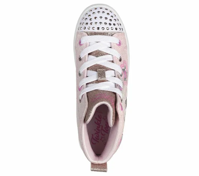 Skechers TwiLites 20 8211 Star Gloss Light Pink Kids Athletic Shoes and Sneakers Skechers TwiLites 20 8211 Star Gloss Light Pink Kids Athletic Shoes and Sneakers