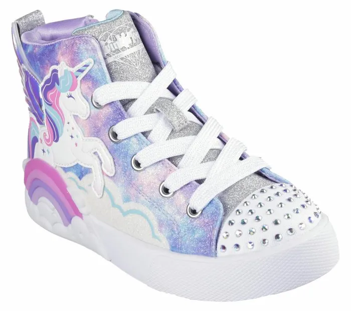 Skechers Twinkle Magic Lavender Multi Kids Athletic Shoes and Sneakers Skechers Twinkle Magic Lavender Multi Kids Athletic Shoes and Sneakers