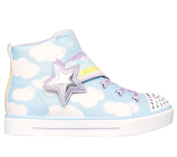 Skechers Twinkle Toes Twinkle Sparks 8211 Shooting Star Blue Multi Kids Athletic Shoes and Sneakers Skechers Twinkle Toes Twinkle Sparks 8211 Shooting Star Blue Multi Kids Athletic Shoes and Sneakers