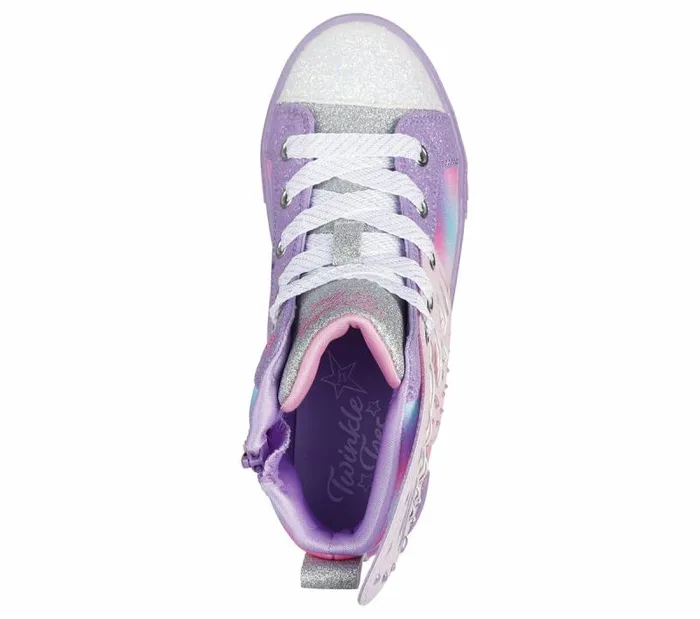 Skechers Twinkle Toes Twinkle Sparks Ice Lavender Multi Kids Athletic Shoes and Sneakers Skechers Twinkle Toes Twinkle Sparks Ice Lavender Multi Kids Athletic Shoes and Sneakers