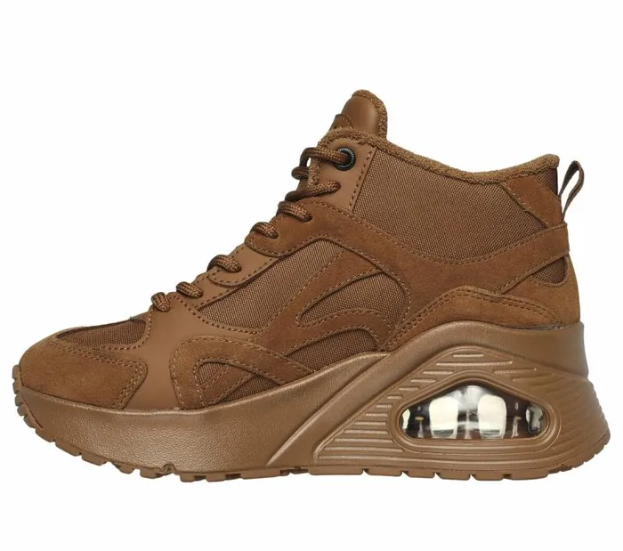 Skechers Uno Hi8211 Rocliff Road Caramel Women Athletic Sneakers