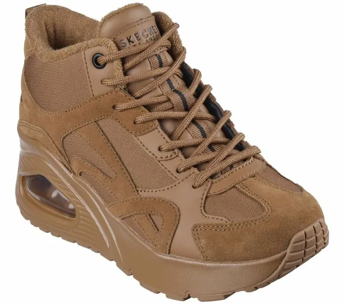 Skechers Uno Hi8211 Rocliff Road Caramel Women Athletic Sneakers