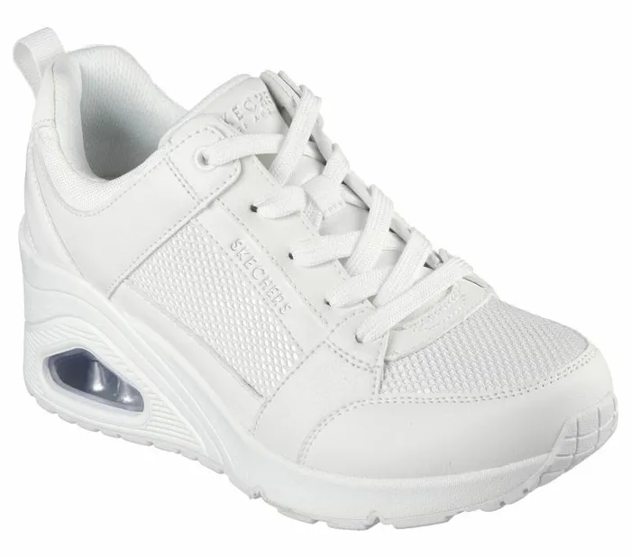 Skechers Uno Wedge 8211 Everything Nice White Women Casual Sneakers