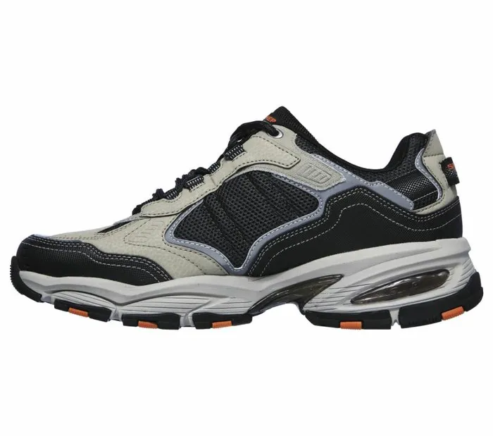 Skechers Vigor 30 Taupe Black Men Athletic Sneakers Skechers Vigor 30 Taupe Black Men Athletic Sneakers