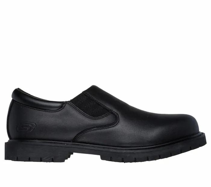 Skechers Work Cottonwood8211 Westsong SR Black Men SlipOns
