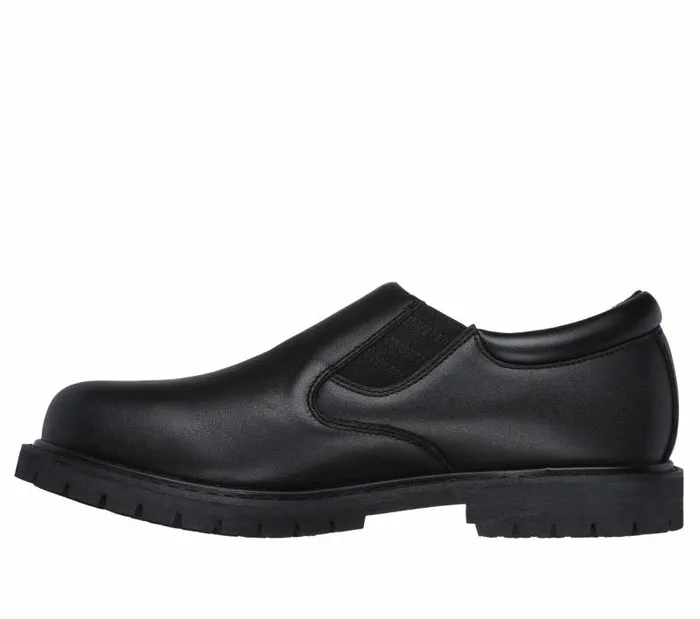 Skechers Work Cottonwood8211 Westsong SR Black Men SlipOns Skechers Work Cottonwood8211 Westsong SR Black Men SlipOns