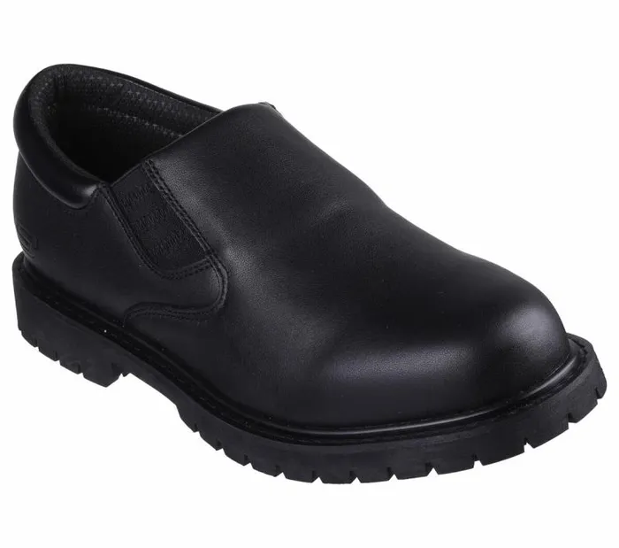 Skechers Work Cottonwood8211 Westsong SR Black Men SlipOns Skechers Work Cottonwood8211 Westsong SR Black Men SlipOns