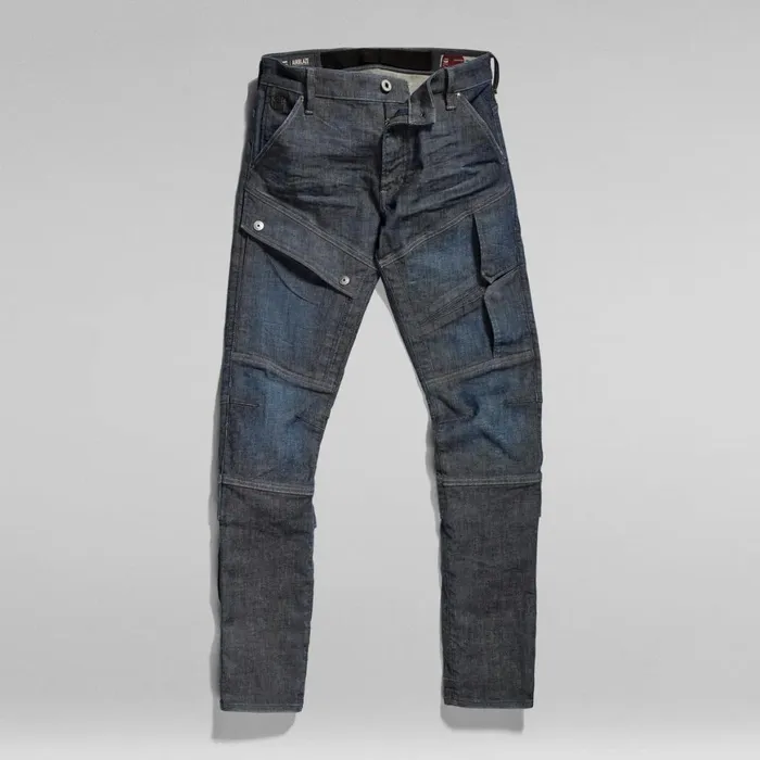Skinny Men GStar RAW Airblaze 3D Skinny Jeans Worn In Blues
