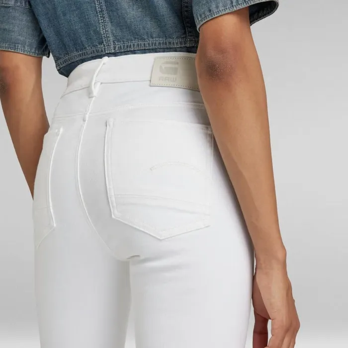 Skinny Women GStar RAW 1914 3D Skinny Jeans White