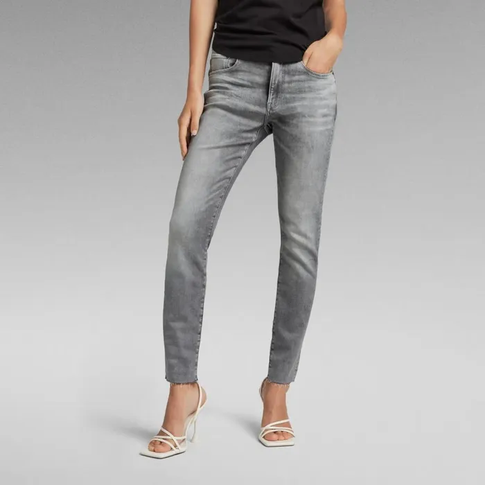 Skinny Women GStar RAW 3301 Skinny Ankle Jeans Sun Faded Glacier Grey