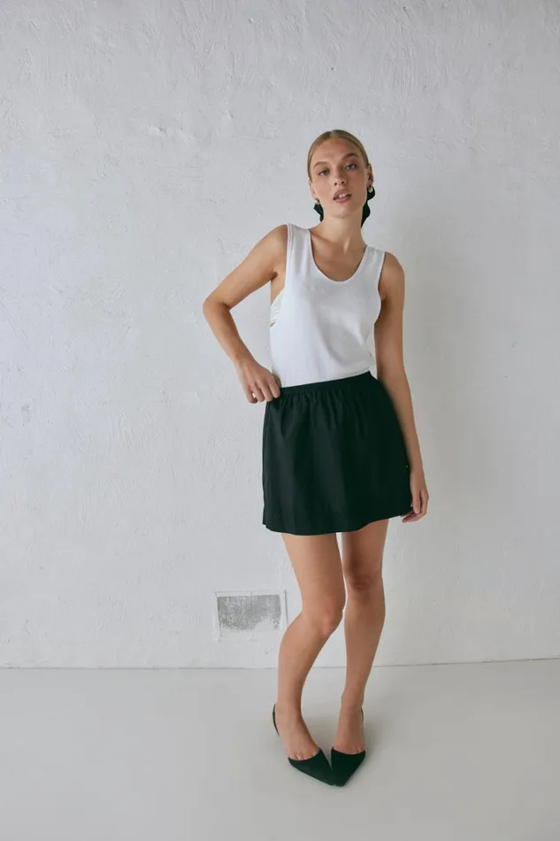 Skirts Women VRG GRL Elka Mini Skirt Black
