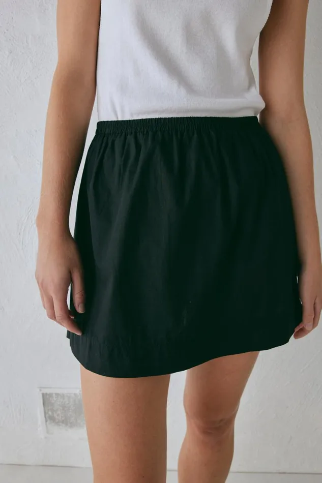 Skirts Women VRG GRL Elka Mini Skirt Black Skirts Women VRG GRL Elka Mini Skirt Black