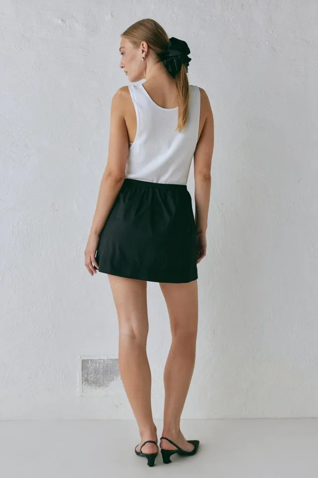 Skirts Women VRG GRL Elka Mini Skirt Black Skirts Women VRG GRL Elka Mini Skirt Black