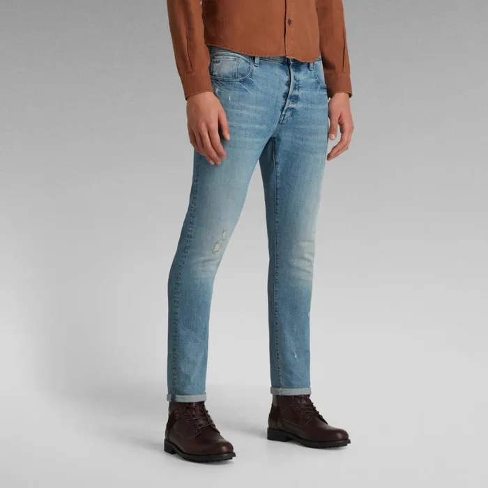 Slim Men GStar RAW 3301 Slim Jeans Vintage Seashore Restored