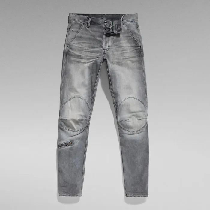 Slim Men GStar RAW Pilot 3D Slim Jeans Sun Faded Glacier Grey