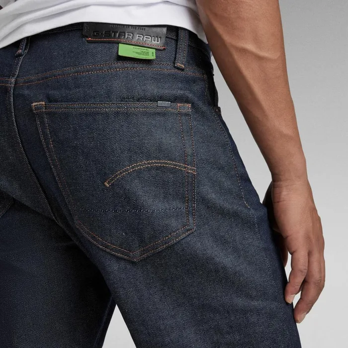 Slim Men GStar RAW Premium 3301 Slim Selvedge Jeans 3d Raw Denim