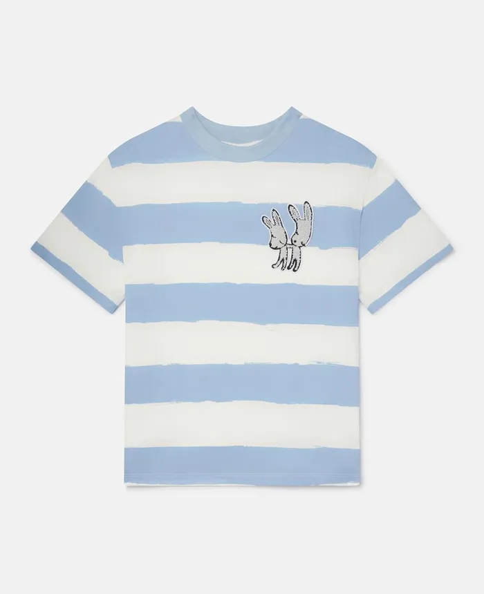 Stella McCartney 039Untitled039 Striped TShirt Blue Kids TShirts And Tops