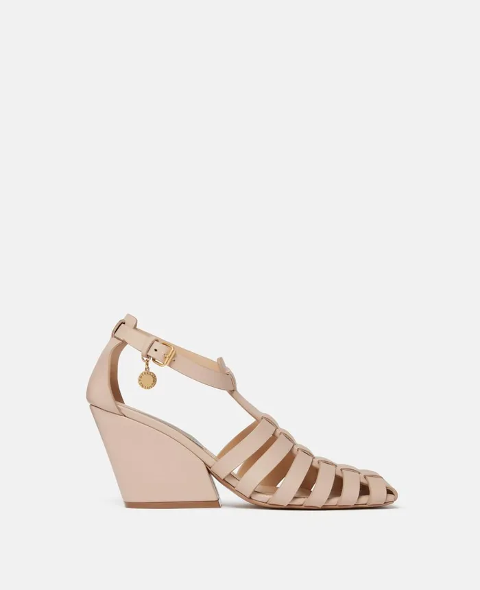 Stella McCartney Cowboy TBar Heeled Sandals Dune Women Heels