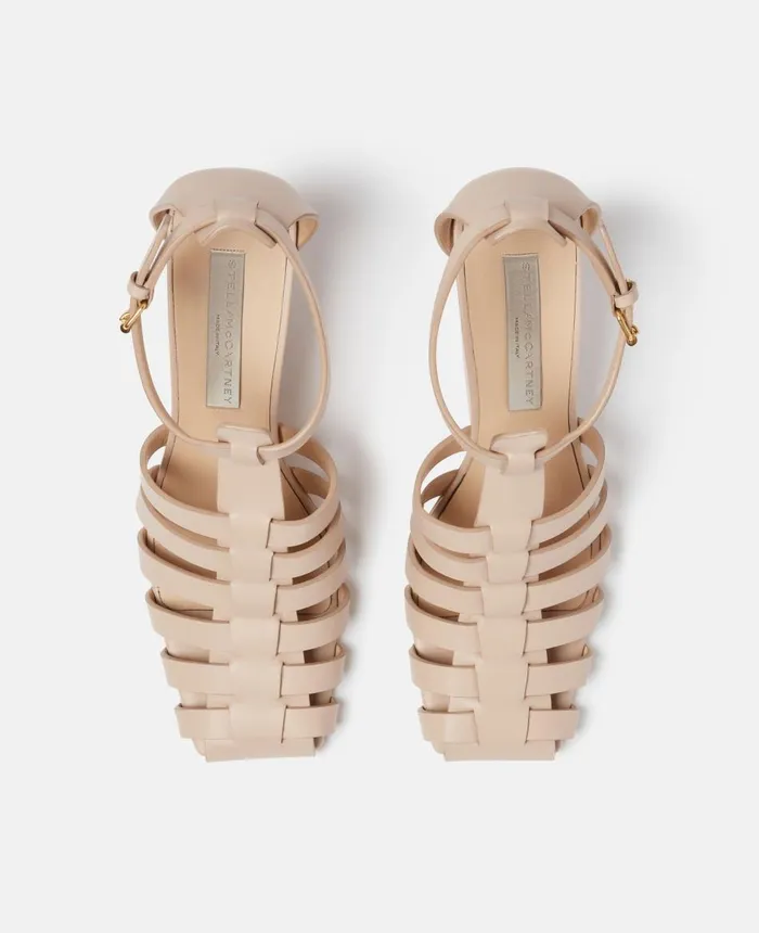 Stella McCartney Cowboy TBar Heeled Sandals Dune Women Heels