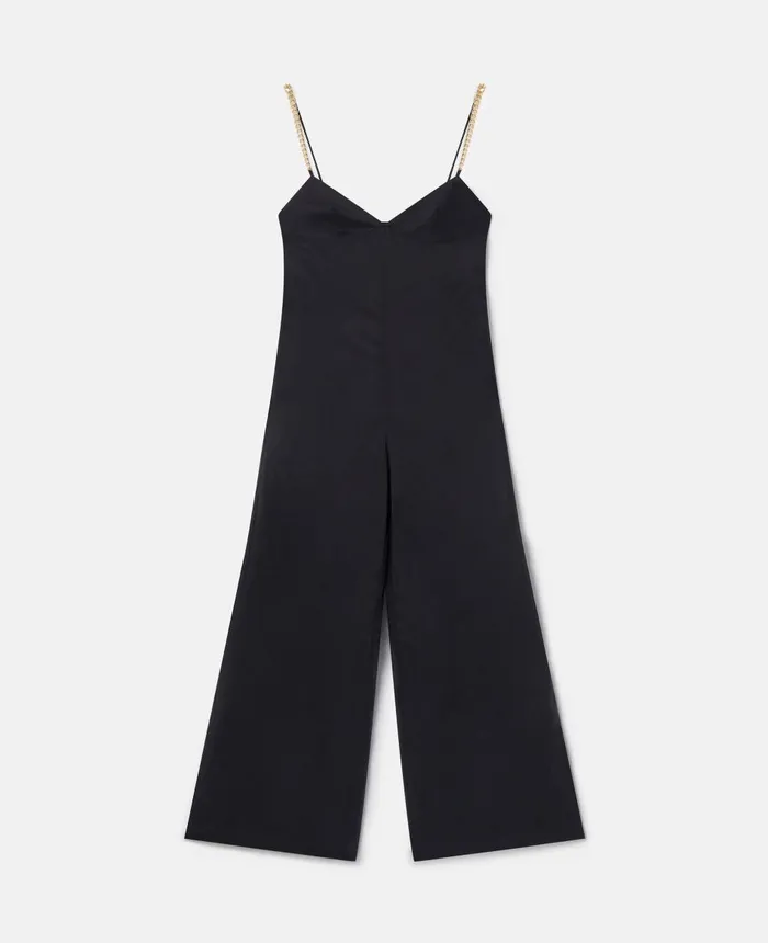 Stella McCartney Falabella Beach Jumpsuit Black Women Swimwear