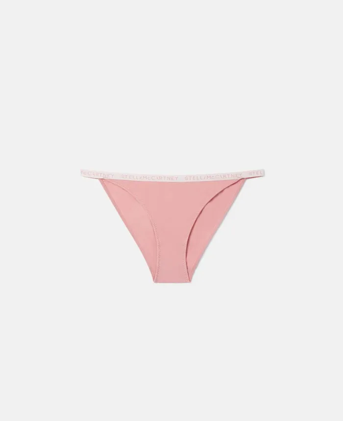 Stella McCartney Logo Tape String Briefs Blush Pink Women Lingerie And Sleepwear Stella McCartney Logo Tape String Briefs Blush Pink Women Lingerie And Sleepwear
