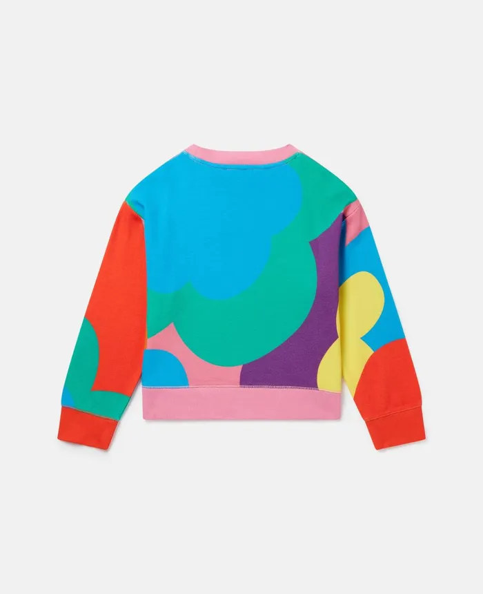 Stella McCartney Love Graphic Sweatshirt Multicolour Kids TShirts And Tops
