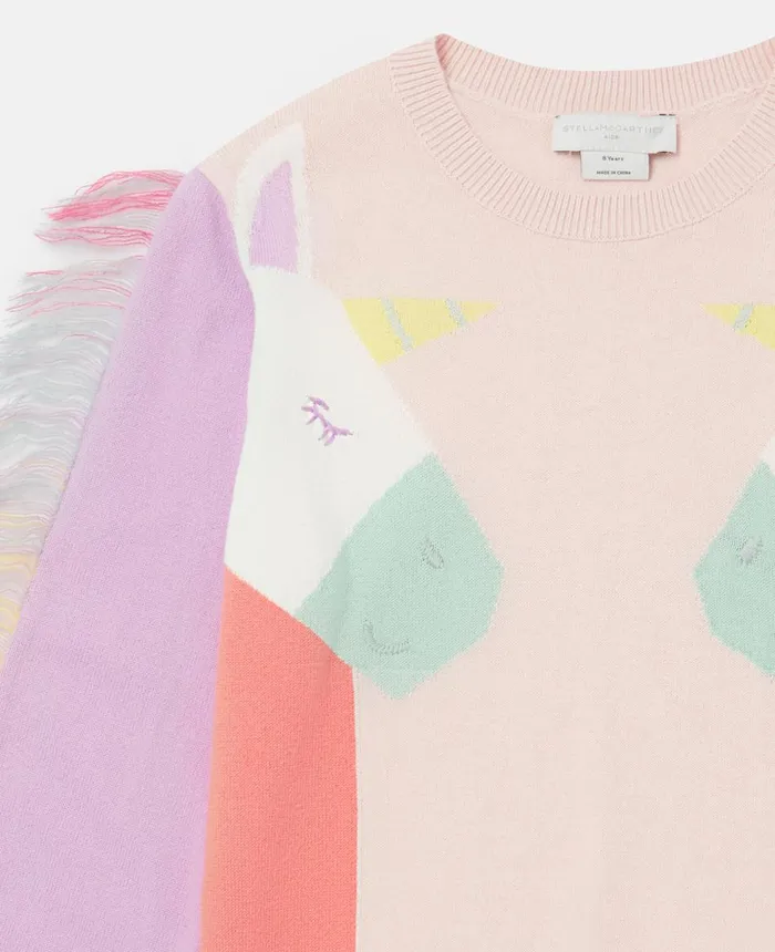 Stella McCartney Rainbow Unicorn Sweatshirt Multicolour Kids Sweaters and Cardigans Stella McCartney Rainbow Unicorn Sweatshirt Multicolour Kids Sweaters and Cardigans