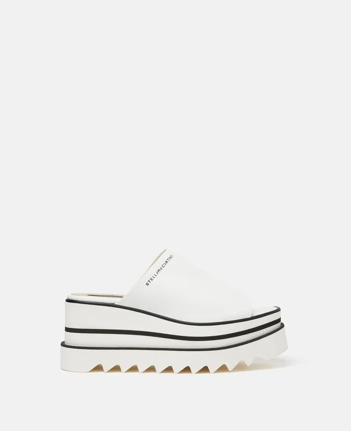 Stella McCartney SneakElyse Platform Mules White Women Wedges